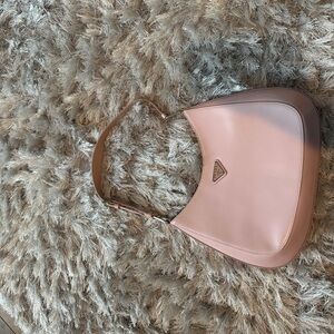 Prada cleo ayer’s and brushed leather shoulder bag